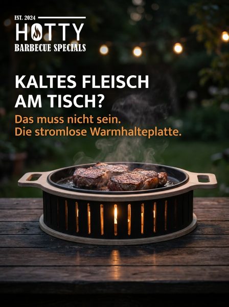 Anzeige für Hotty BBQ · Hotty Halo aus dem Static Ads Studio