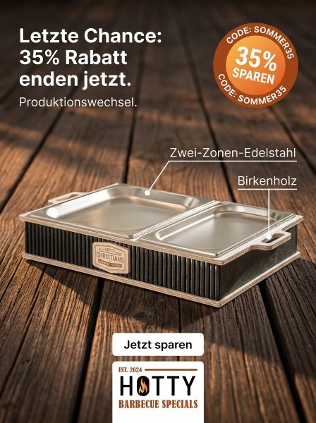 Anzeige für Hotty BBQ · Hotty Legacy Double aus dem Static Ads Studio