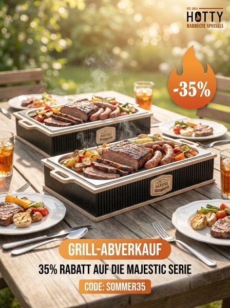 Anzeige für Hotty BBQ · Hotty Legacy Majestic aus dem Static Ads Studio