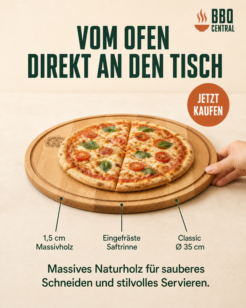 Anzeigenbeispiel 6 für Pizzaboard