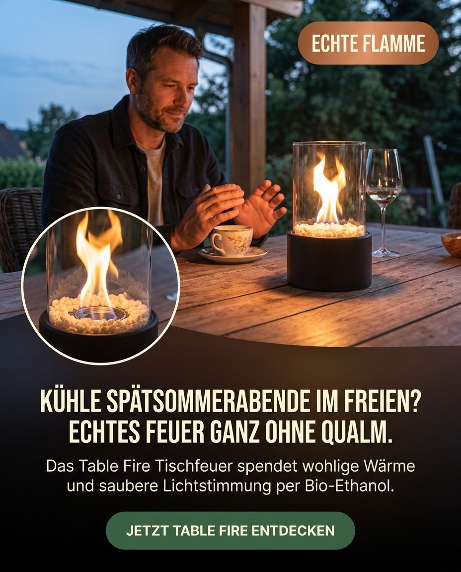 Anzeige für Table Fire aus dem Static Ads Studio