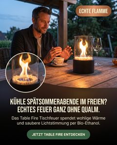 Anzeige für Table Fire aus dem Static Ads Studio