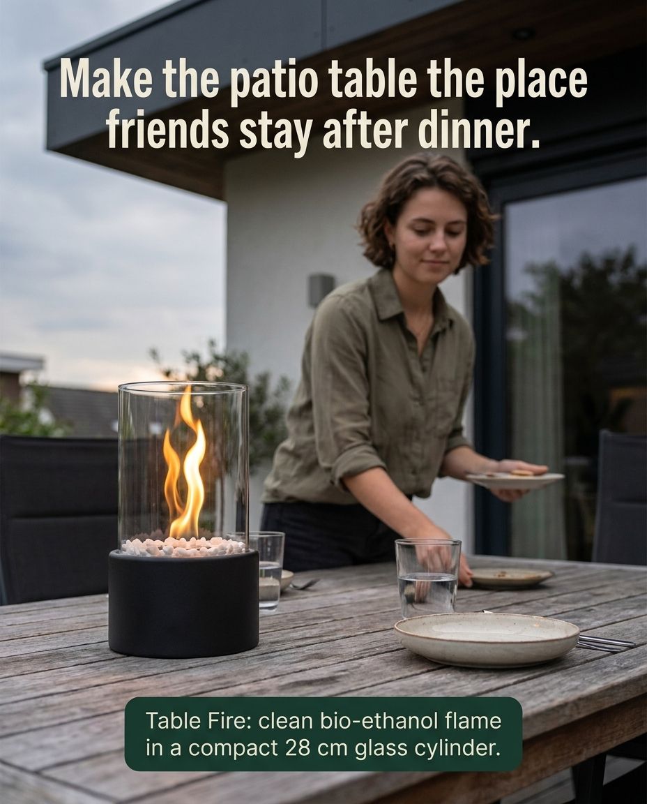 Ad for Table Fire, example 6