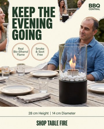 Ad for Table Fire, example 5