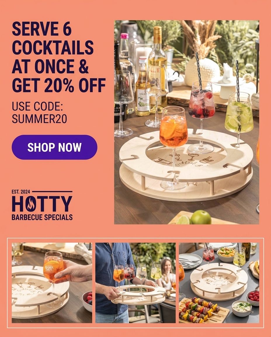 Static ad for Hotty BBQ US, created in Mantral Static Ads Studio and approved for publishing in the ad library