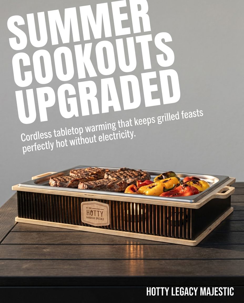 Static ad for Hotty BBQ US, created in Mantral Static Ads Studio and approved for publishing in the ad library