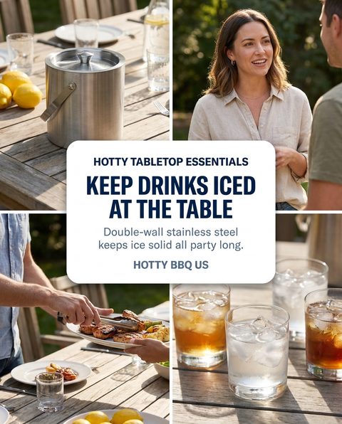 Ad for Hotty BBQ · Icebucket from Static Ads Studio