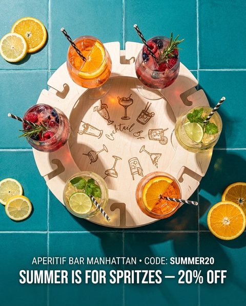 Ad for Hotty BBQ · Aperitif Bar Manhattan from Static Ads Studio