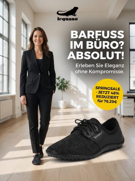 Anzeige für Leguano · juno schwarz aus dem Static Ads Studio