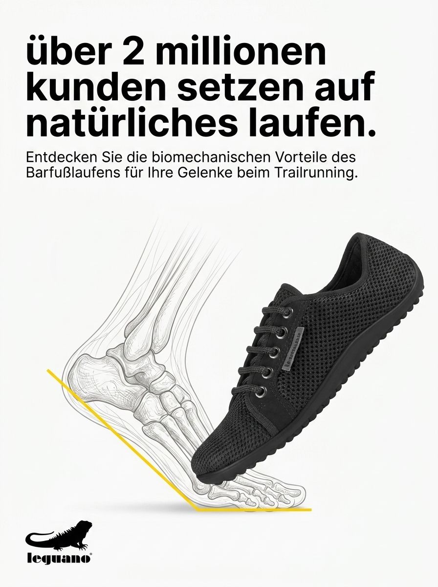 Anzeige für Leguano · aktiv lavaschwarz, schwarze Sohle aus dem Static Ads Studio