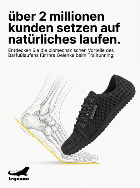 Anzeige für Leguano · aktiv lavaschwarz, schwarze Sohle aus dem Static Ads Studio